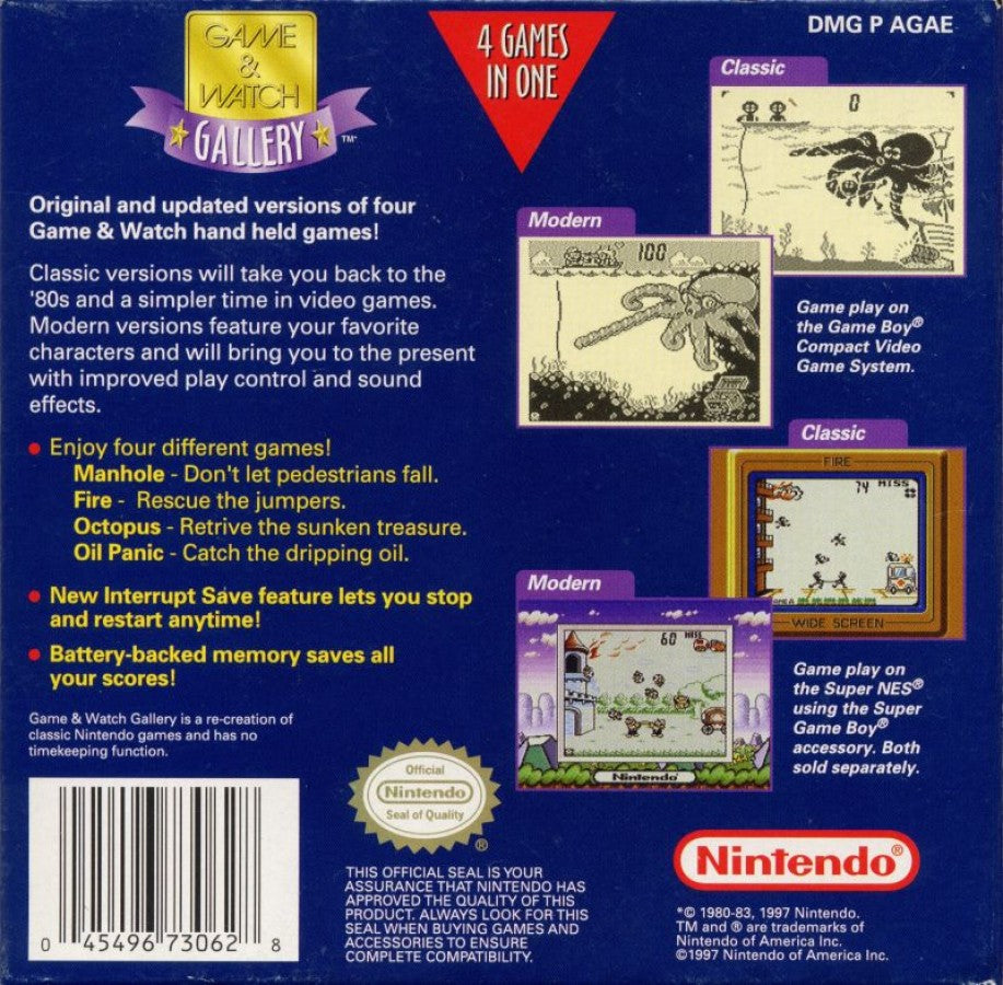 Game and Watch Gallery — Game Boy (GB)