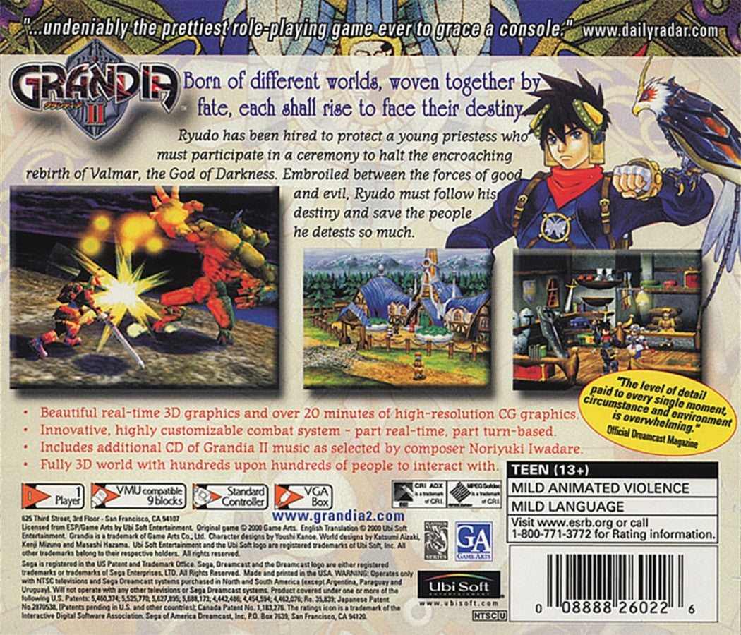 Grandia II – Sega Dreamcast (DC)