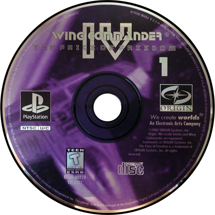 Wing Commander IV – PlayStation 1 (PS1)