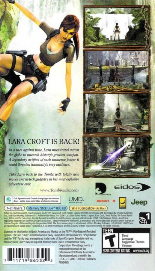Tomb Raider Legend  – PlayStation Portable (PSP)