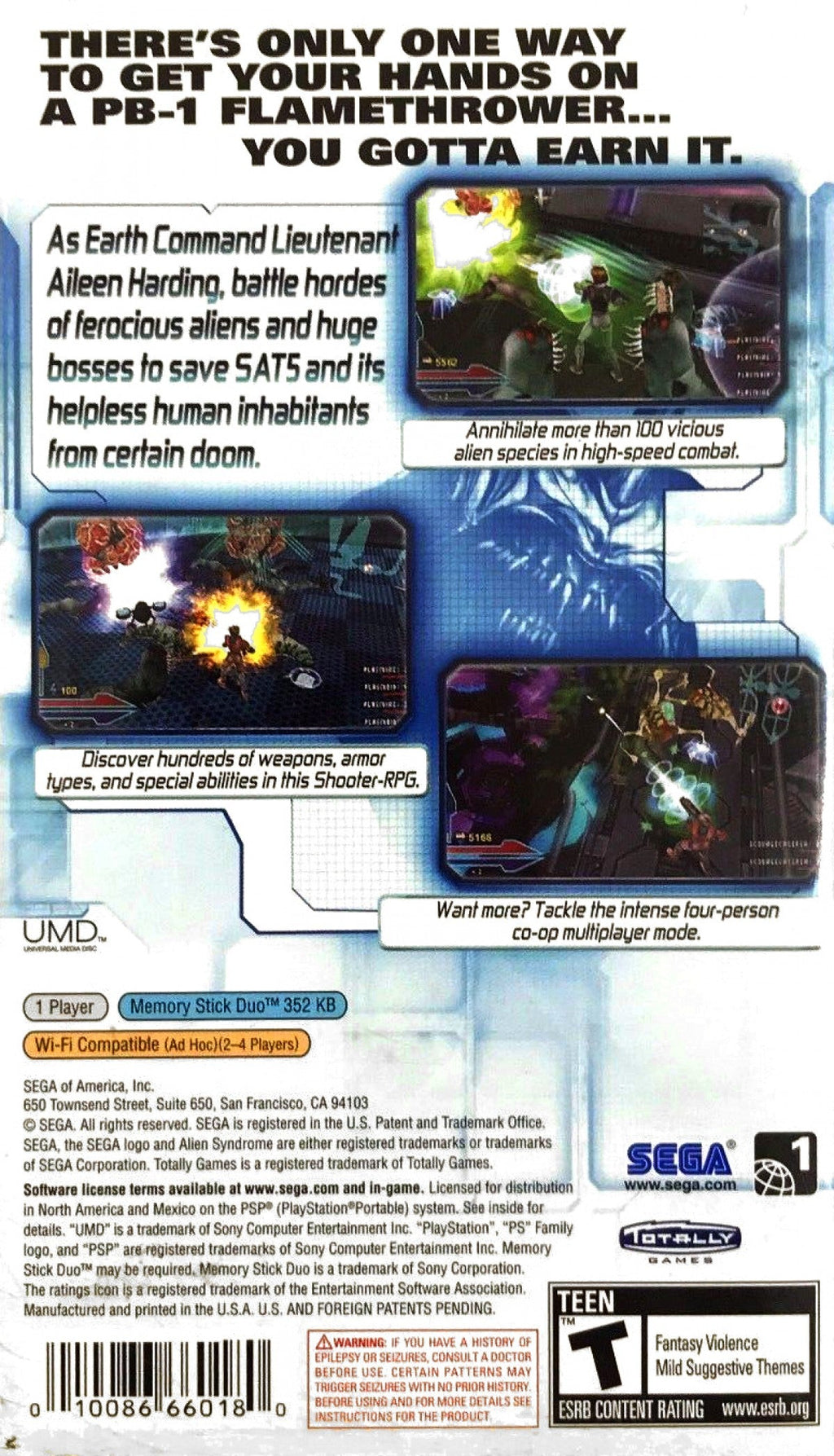 Alien Syndrome – PlayStation Portable (PSP)