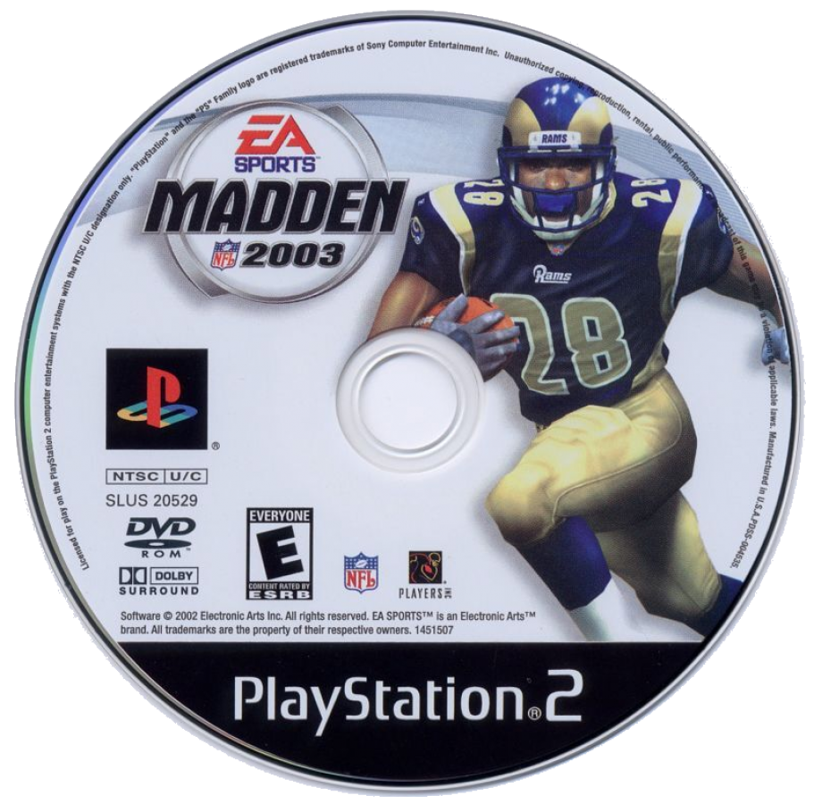 Madden NFL 2003 – PlayStation 2 (PS2)