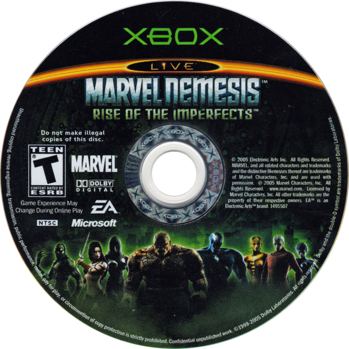 Marvel Nemesis: Rise of the Imperfects – Xbox (XBOX)