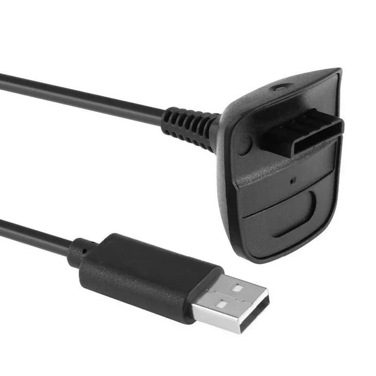 Controller Charging Cable - Black for Microsoft Xbox 360® – Xbox 360 Accessory (X360)