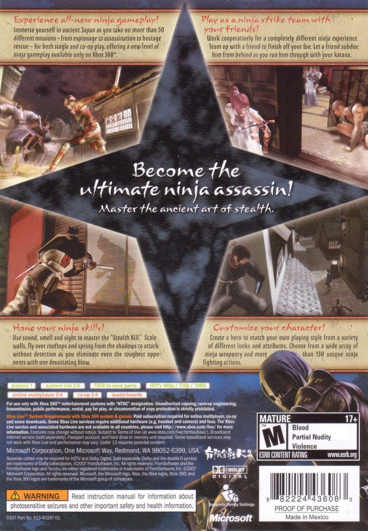 Tenchu Z – Xbox 360 (X360)