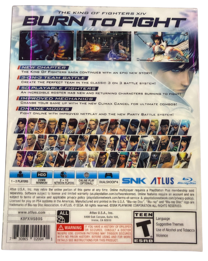 The King of Fighters XIV [Steelbook Edition] — PlayStation 4 (PS4)