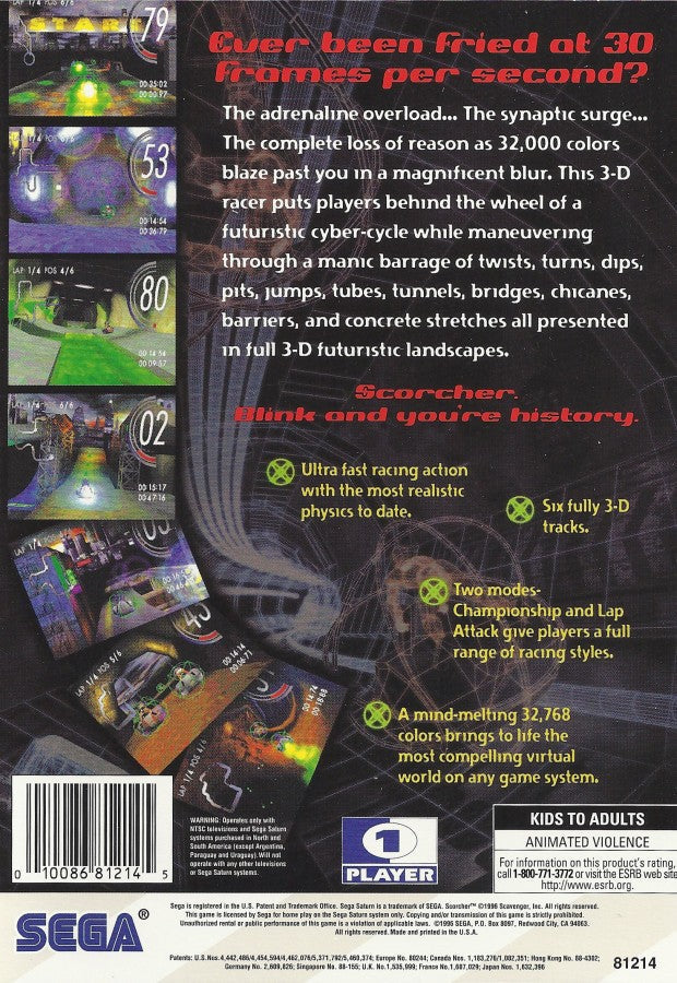Scorcher – Sega Saturn (SS)