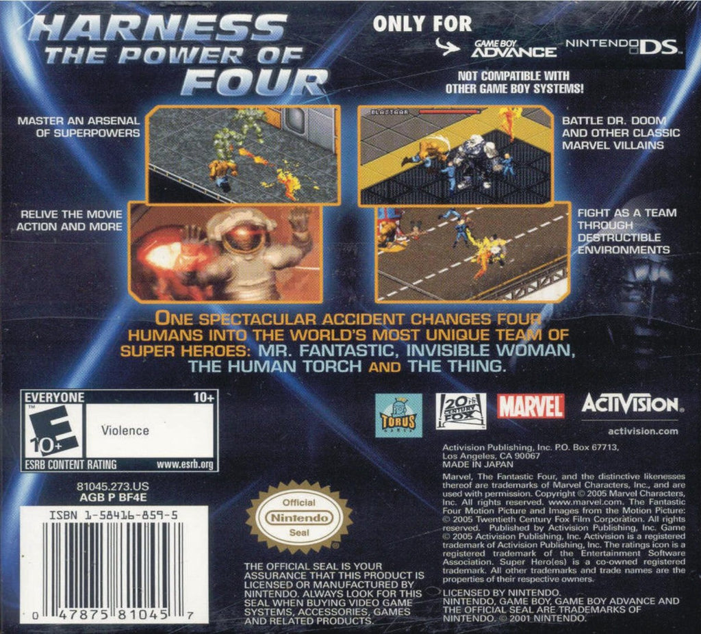Fantastic 4 – Game Boy Advance (GBA)