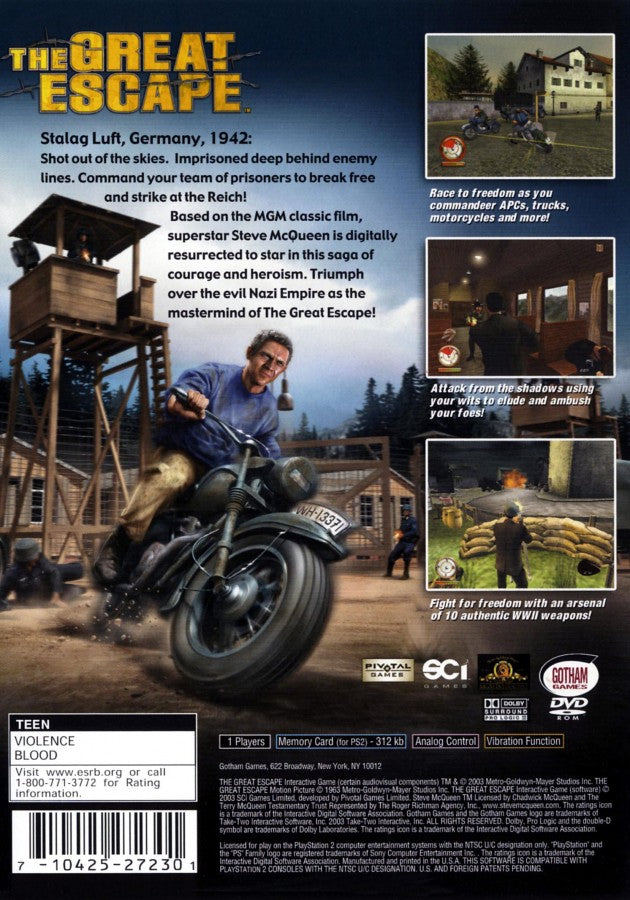 The Great Escape – PlayStation 2 (PS2)