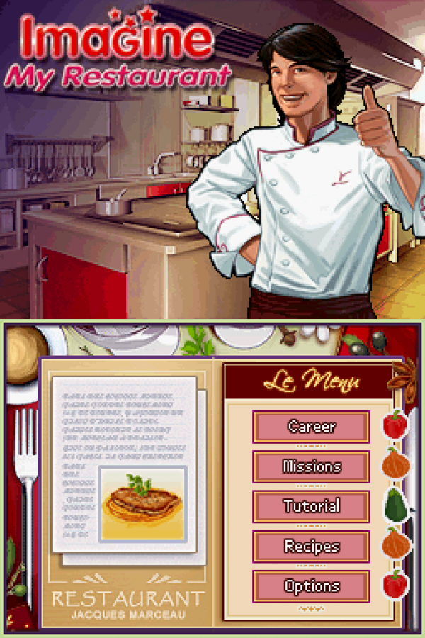 Gourmet Chef — Nintendo DS (DS)