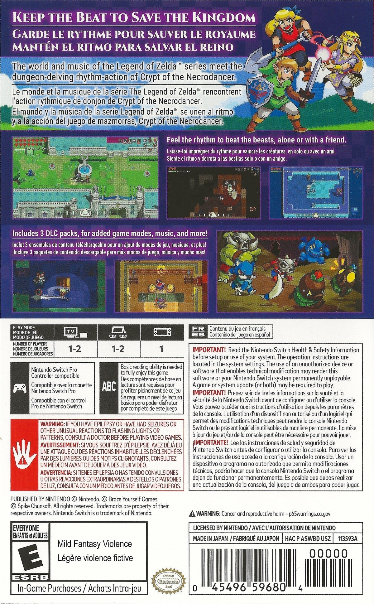 Cadence of Hyrule: Crypt of The Necrodancer – Nintendo Switch (NS)