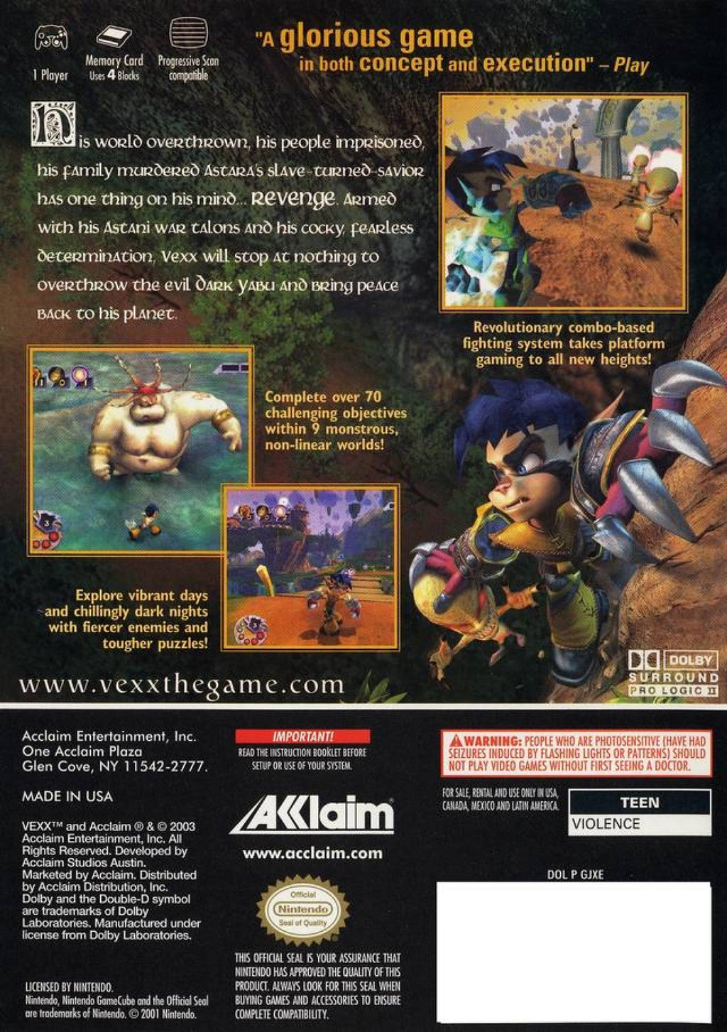 Vexx – GameCube (GC)