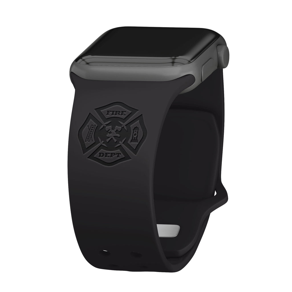 Firefighter First Responder Engraved  Apple Watch Band