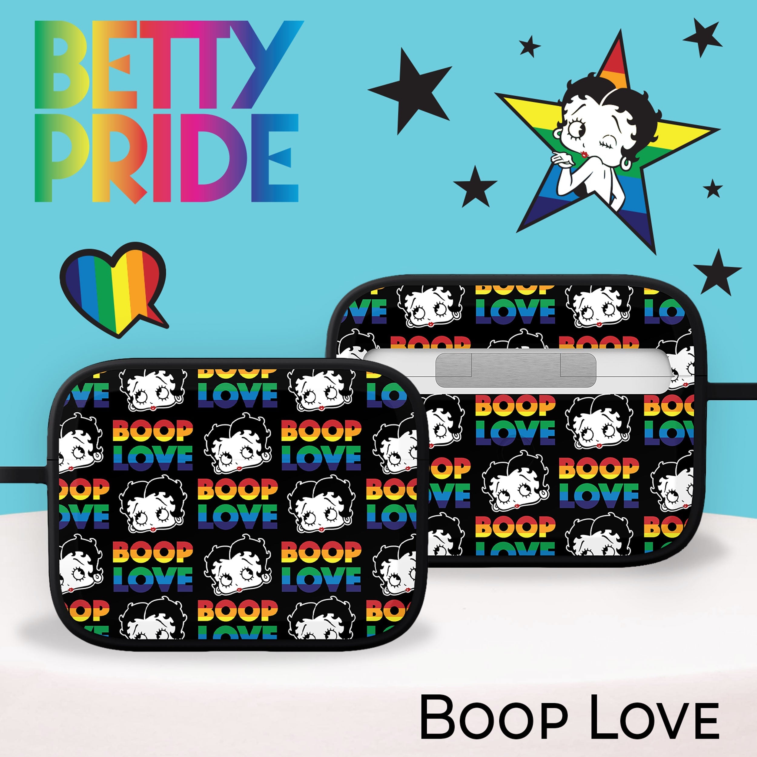 Betty Boop Pride HDX Apple AirPods Pro 1 & 2 Case Cover
