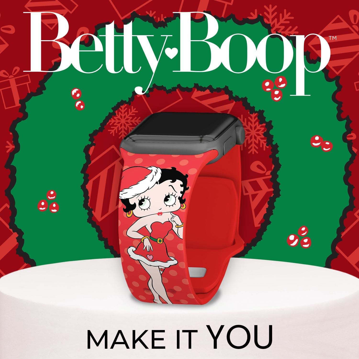 Betty Boop Christmas HD Apple Watch Band