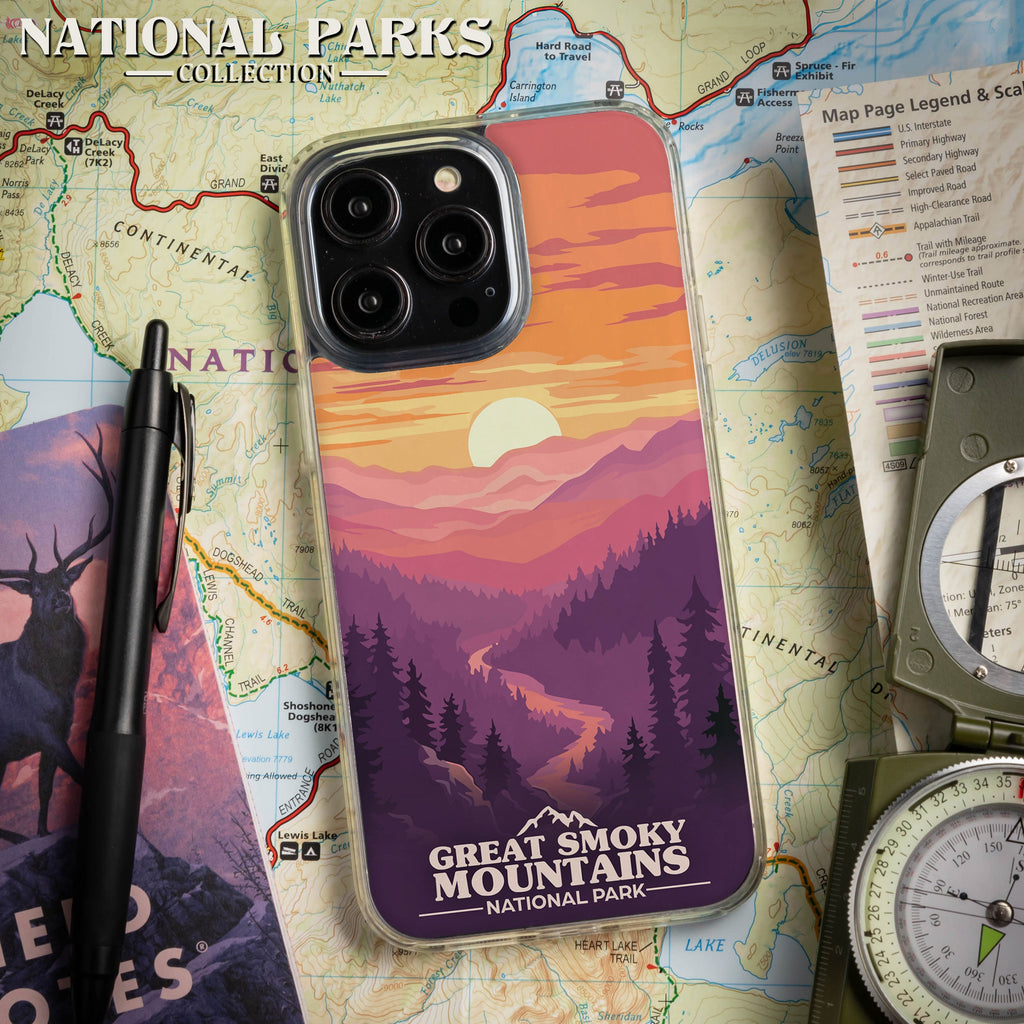 National Parks Great Smoky Mountains HD Apple iPhone 11 Series Phone Case