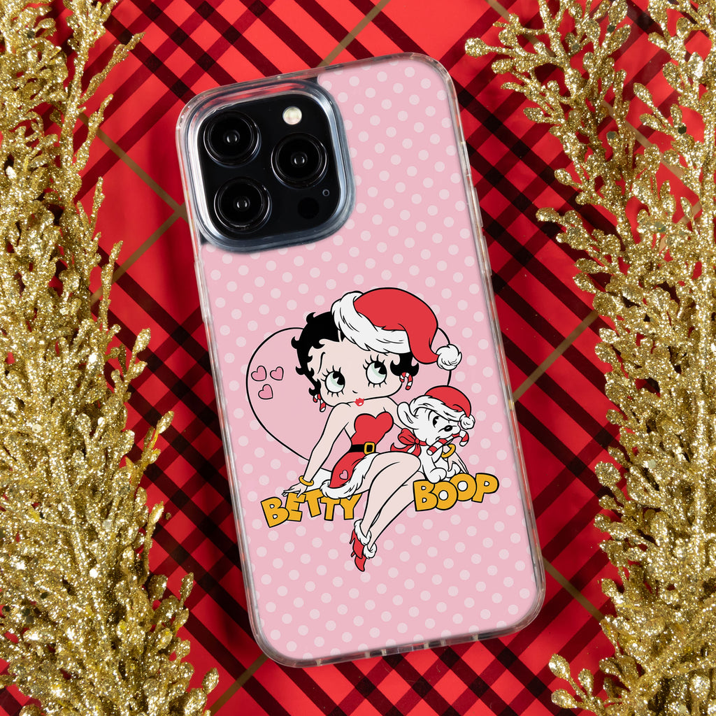 Betty Boop Christmas HD Apple iPhone 16 Mag-Safe Phone Case
