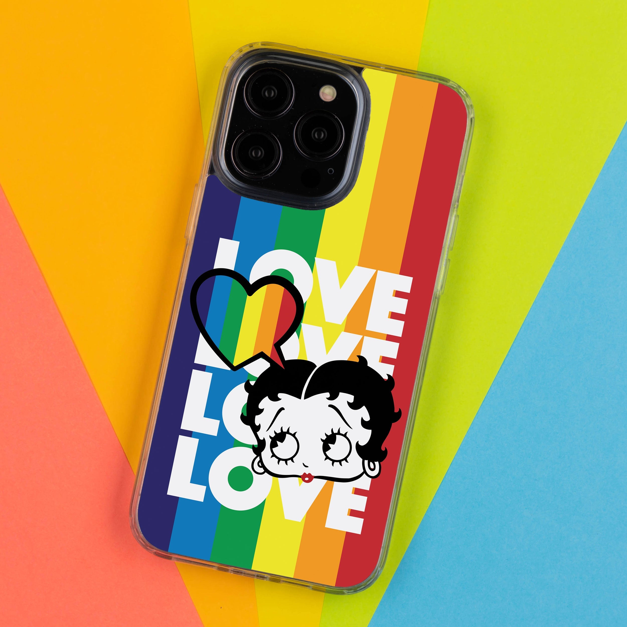 Betty Boop Pride HD Apple iPhone 16 Mag-Safe Phone Case