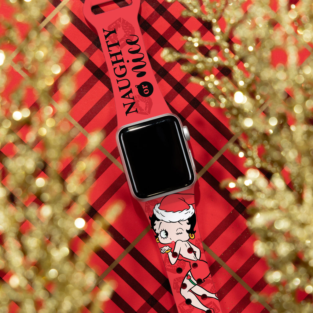 Betty Boop Happy Holidays HD Apple Watch Band