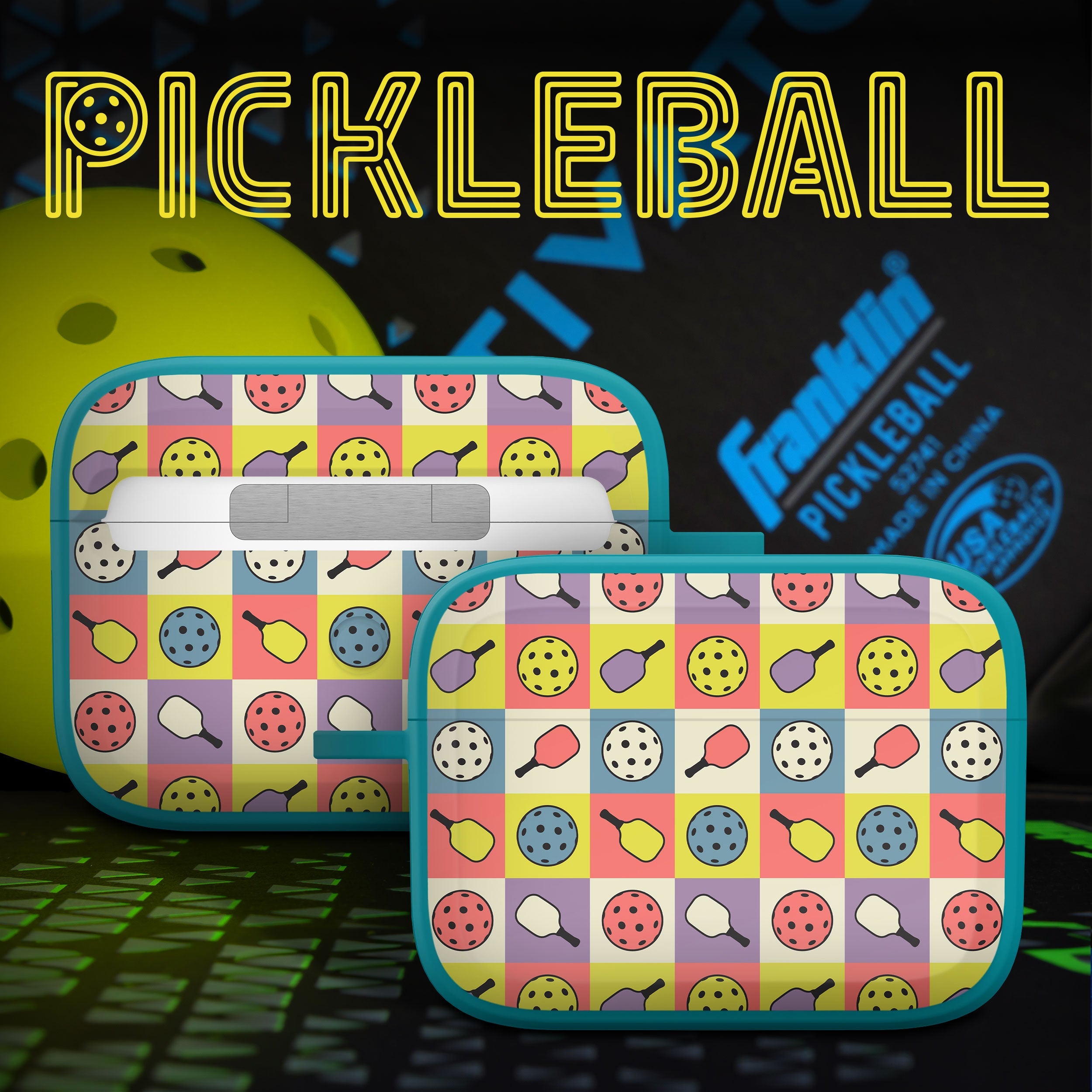 Pickleball HDX Apple AirPods Pro 1 & 2 Case Cover