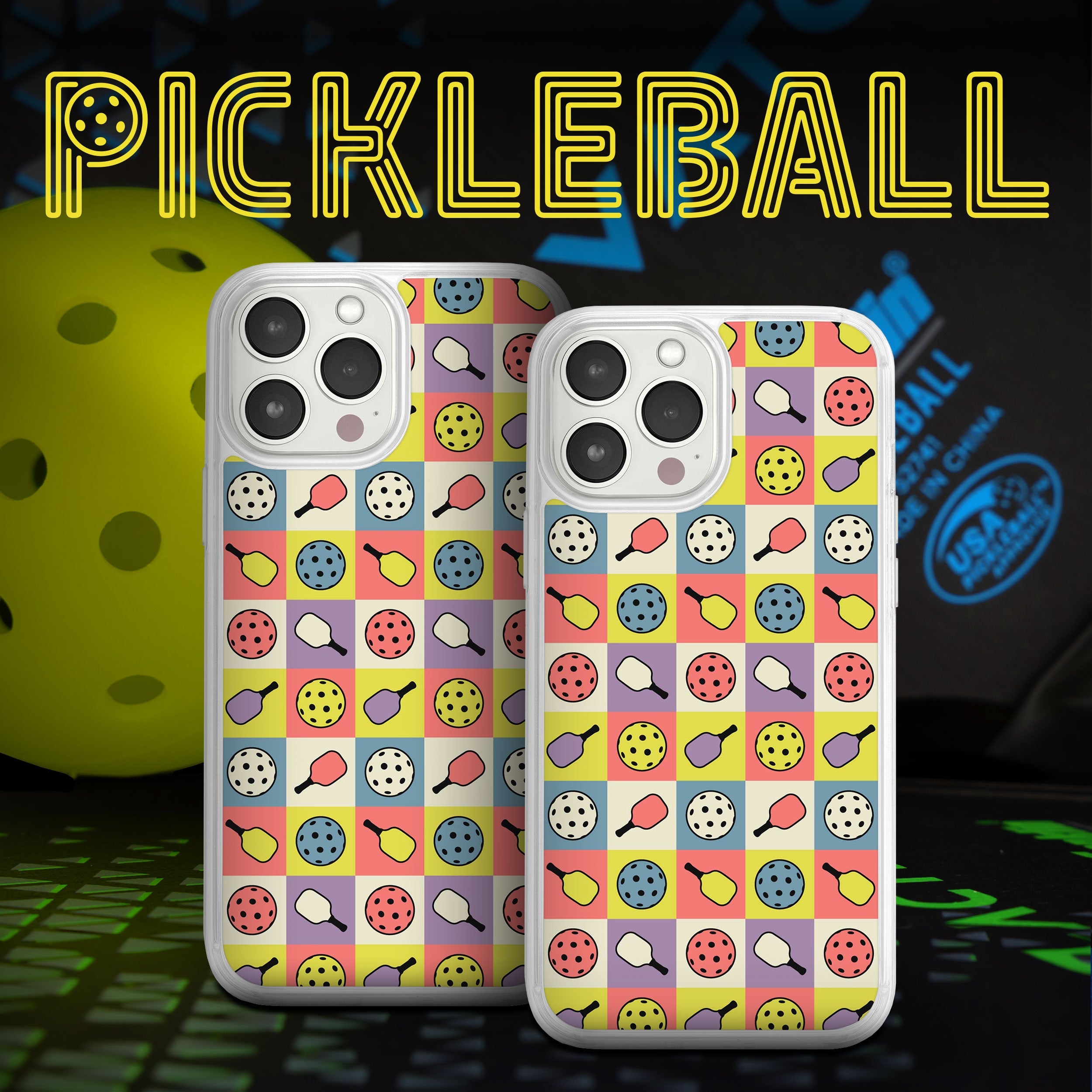 Pickleball HD Apple iPhone 11 Series Phone Case