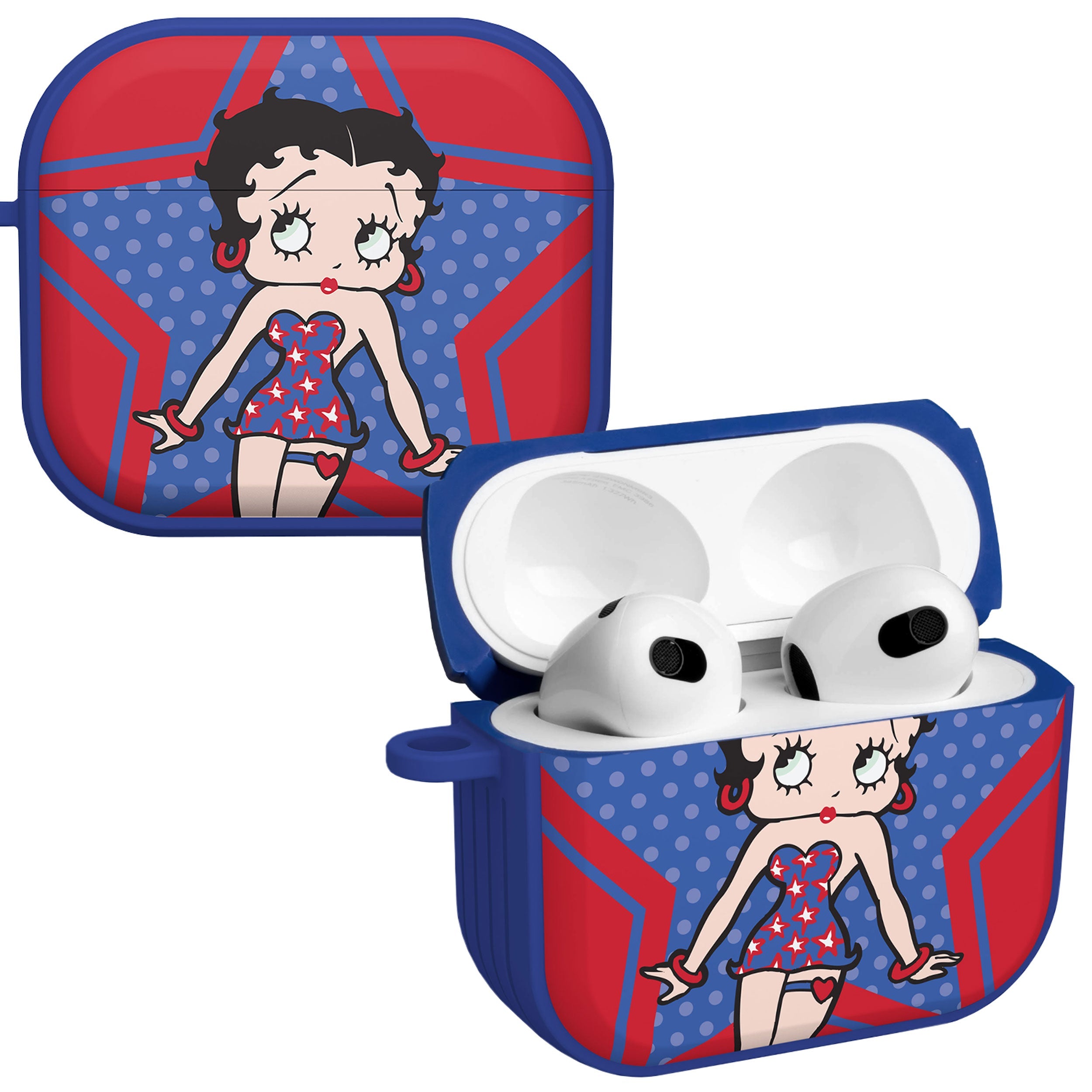 Betty Boop Red White & Boop HDX Apple AirPods Gen 3 Case Cover