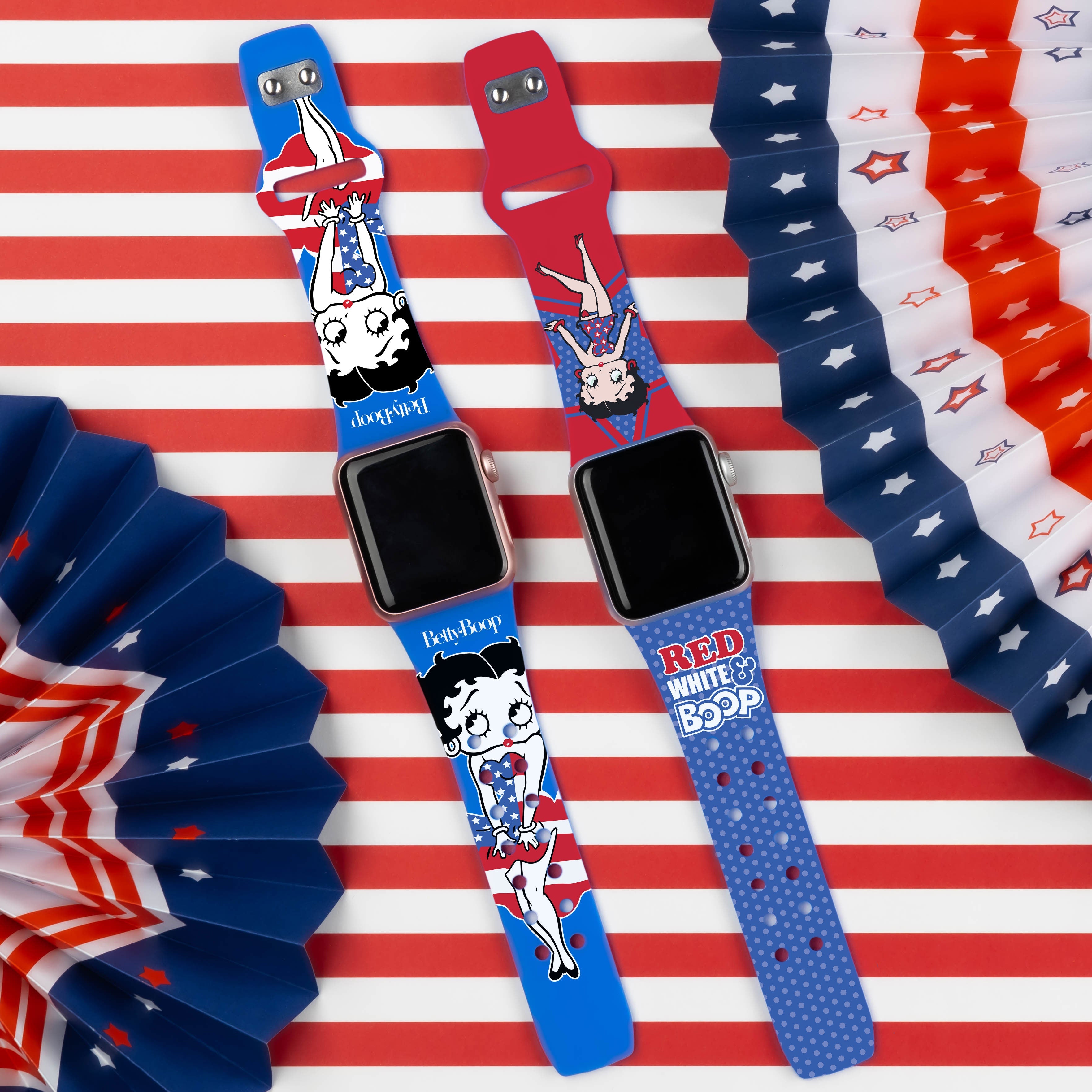 Betty Boop Red White & Boop HD Apple Watch Band