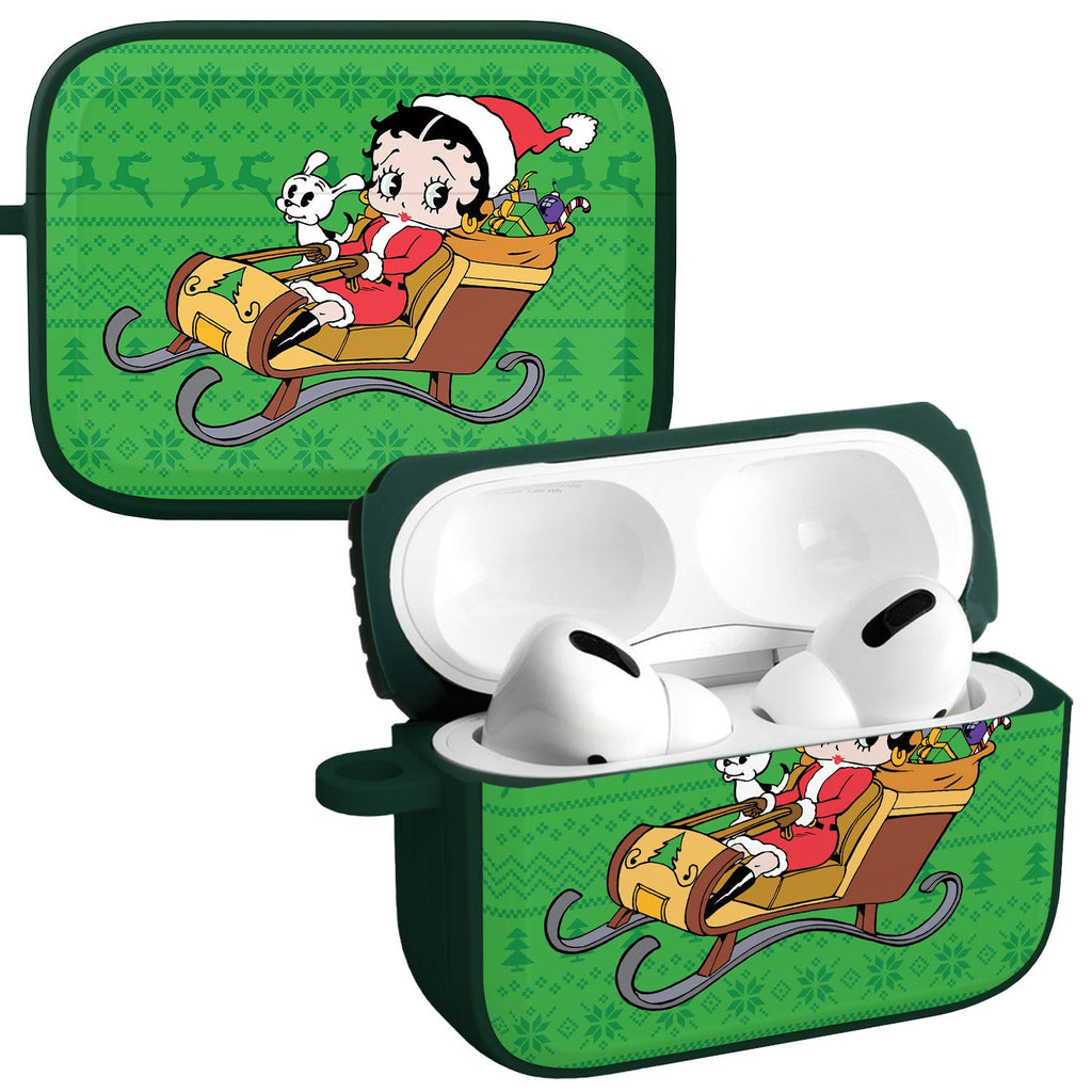 Betty Boop Happy Holidays HDX Apple AirPods Pro 1 & 2 Case Cover