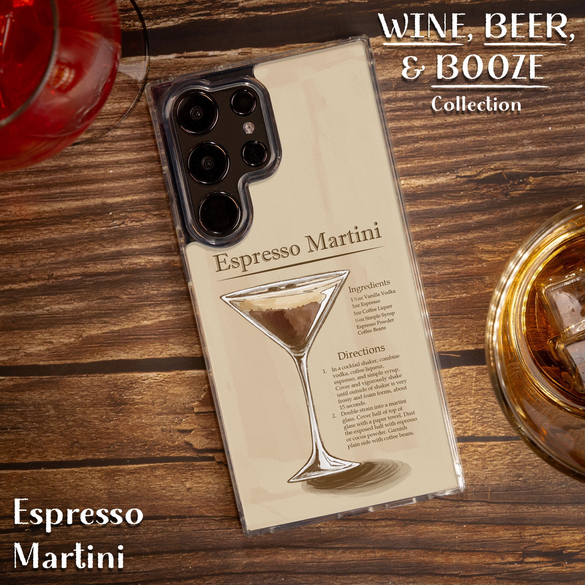Wine, Beer, & Booze HD Samsung Galaxy S22 Phone Case
