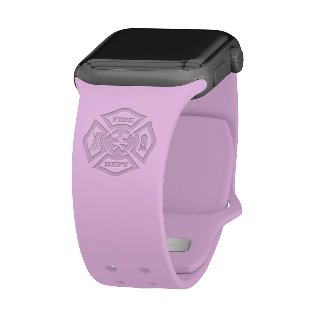 Firefighter First Responder Engraved  Apple Watch Band