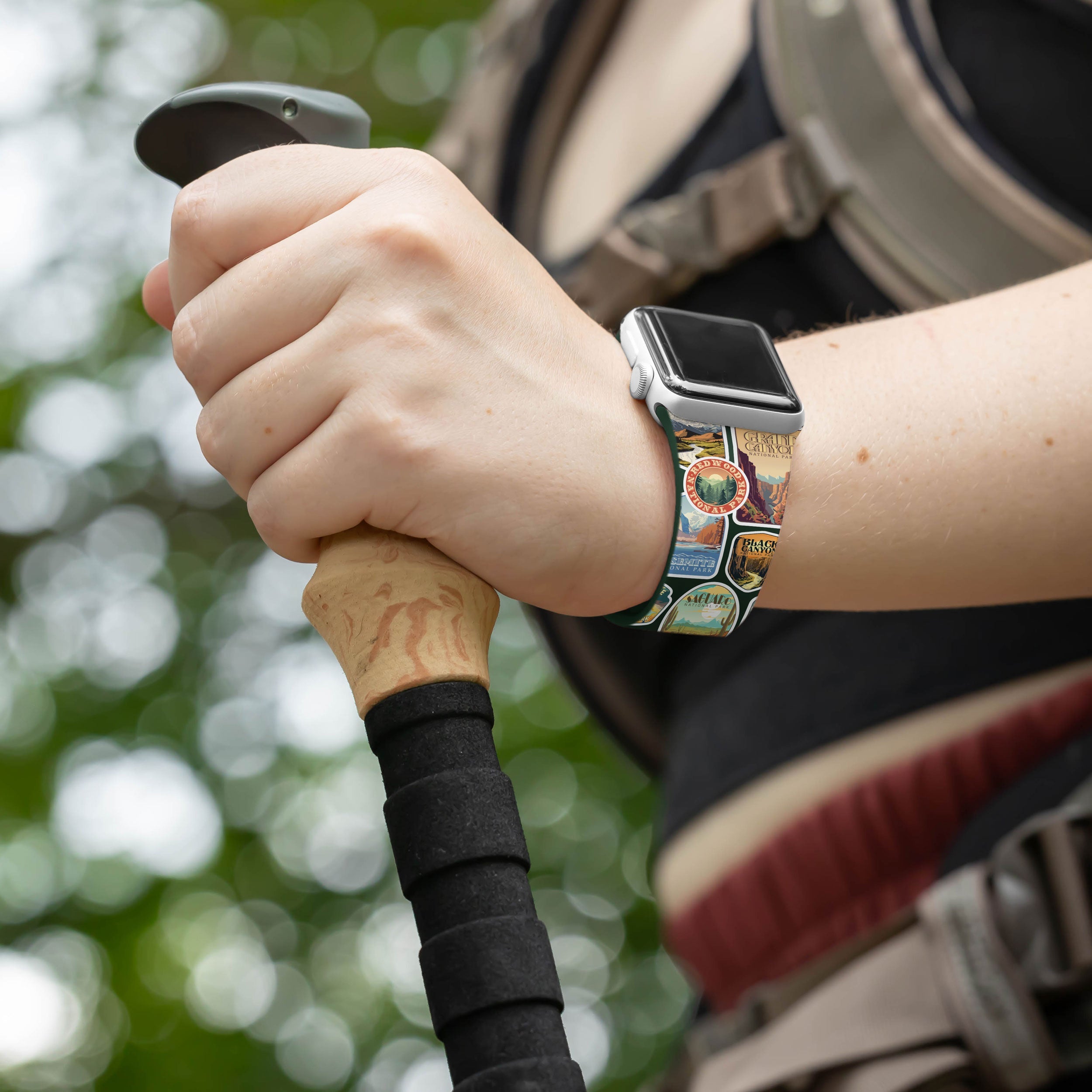 National Parks Stickers HD Apple Watch Band