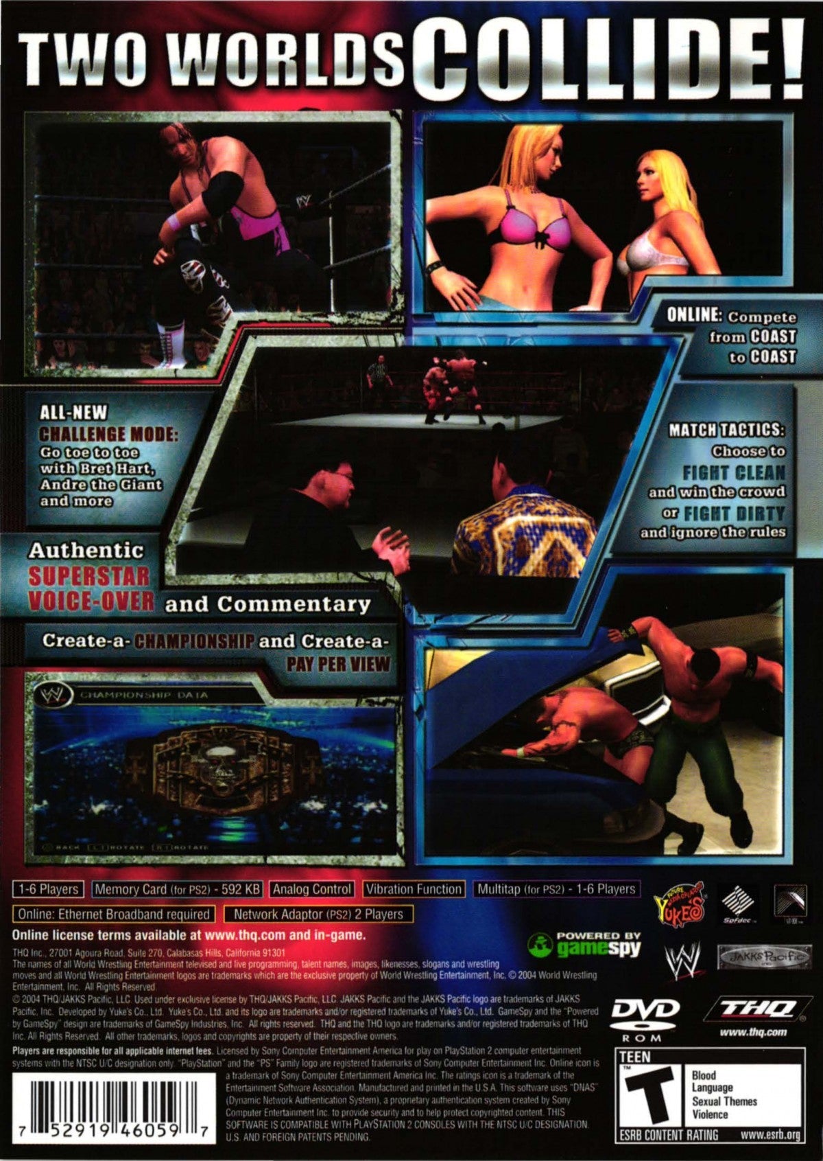 WWE SmackDown vs. Raw – PlayStation 2 (PS2)