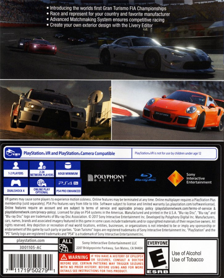 Gran Turismo: Sport – PlayStation 4 (PS4)