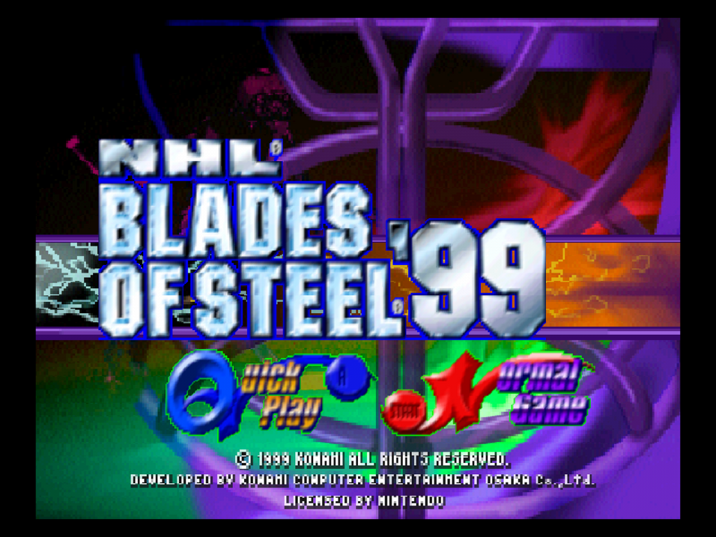 NHL Blades of Steel '99 – Nintendo 64 (N64)