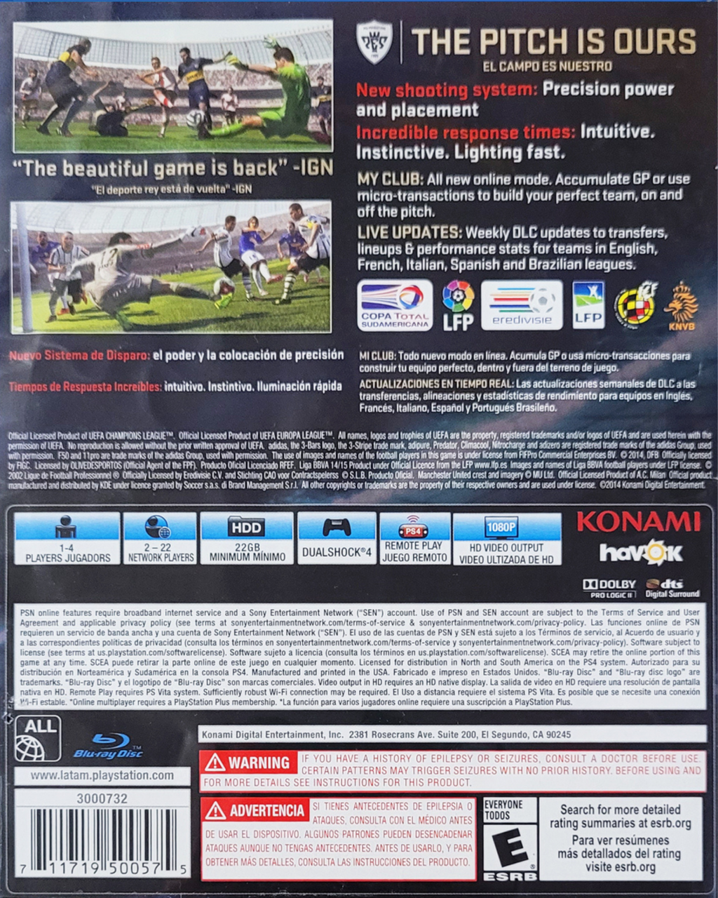 Pro Evolution Soccer 2015 – PlayStation 4 (PS4)