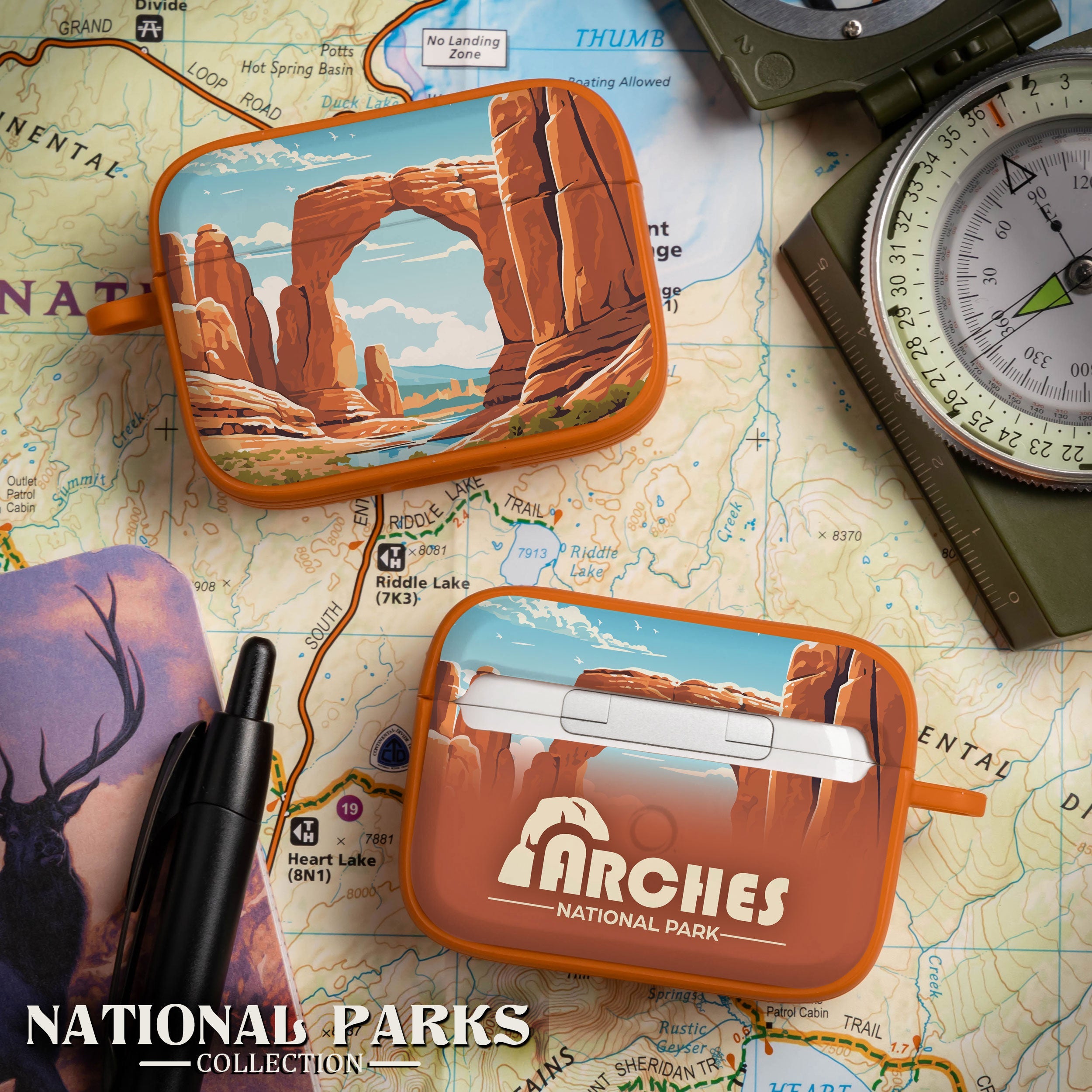 National Parks Arches HDX Apple Airpods Pro 1 & 2 Case Cover