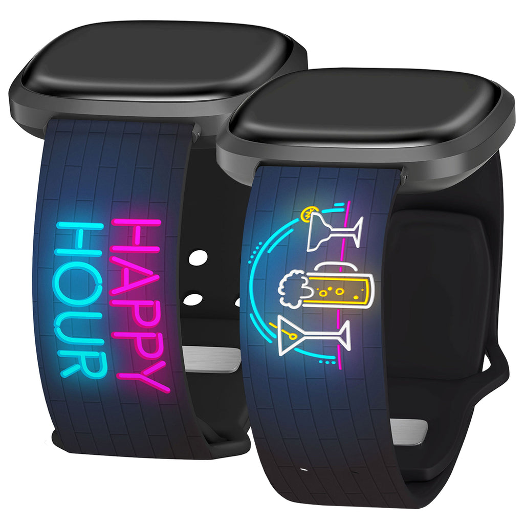 Wine, Beer, & Booze HD Fitbit Versa 3 & Sense 1 Watch Band