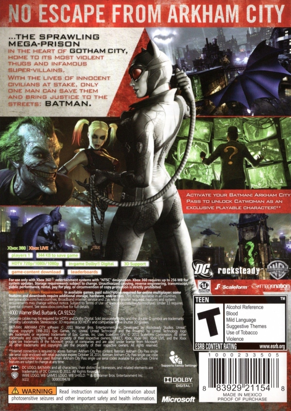 Batman: Arkham City – Xbox 360 (X360)