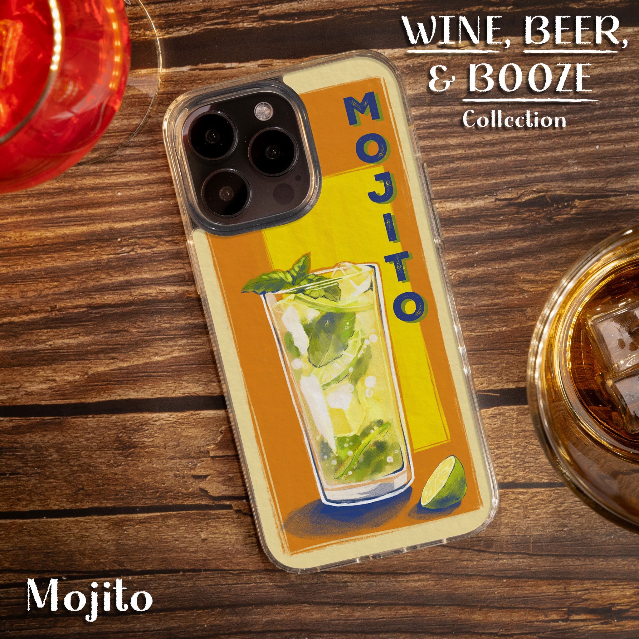 Wine, Beer, & Booze HD Apple iPhone 13 Series Mag-Safe Phone Case