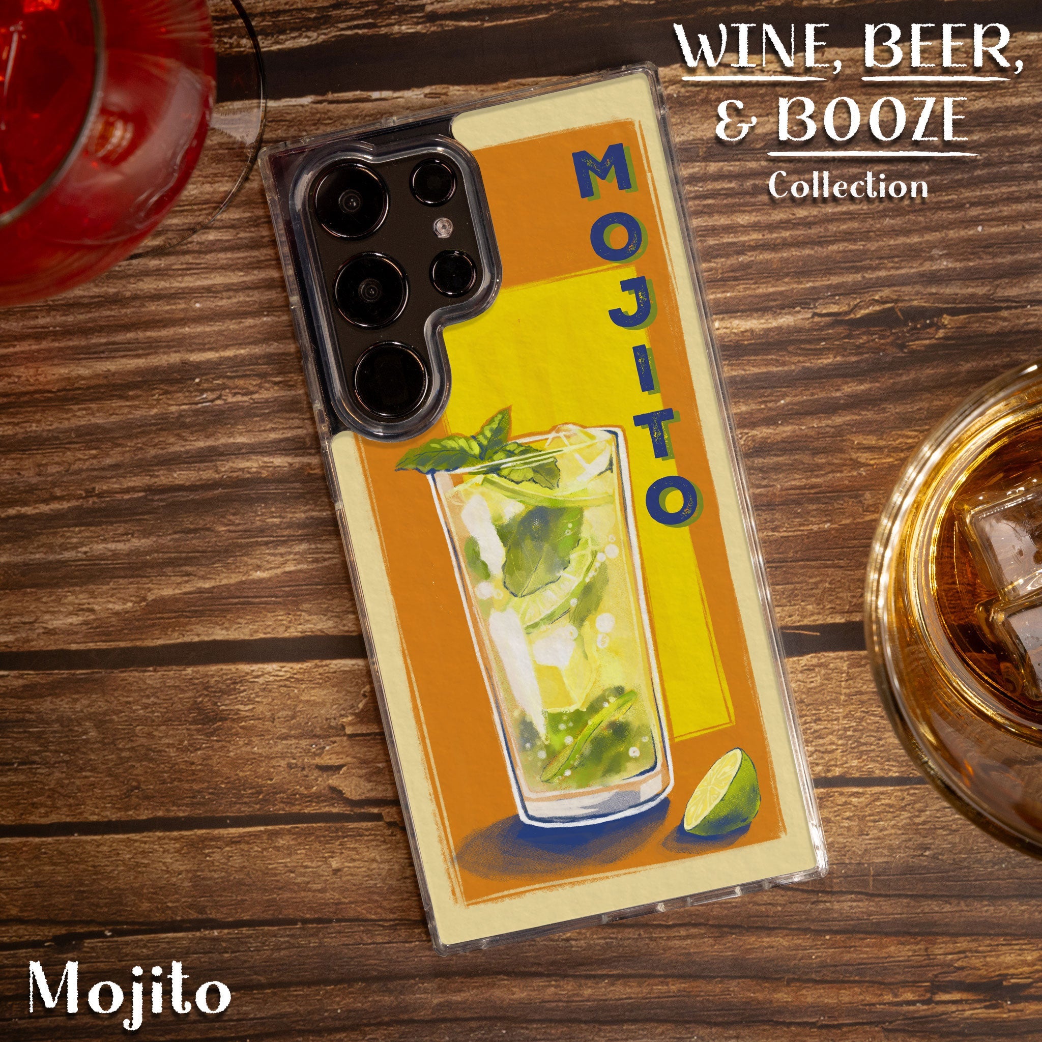 Wine, Beer, & Booze HD Samsung Galaxy S22 Phone Case