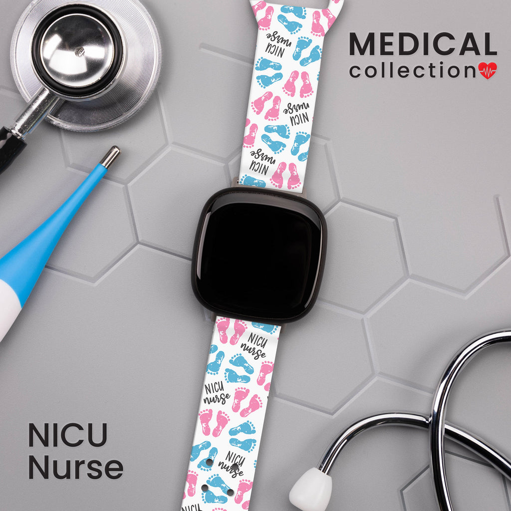 Nursing HD Fitbit Versa 3 and Sense 1 Watch Band