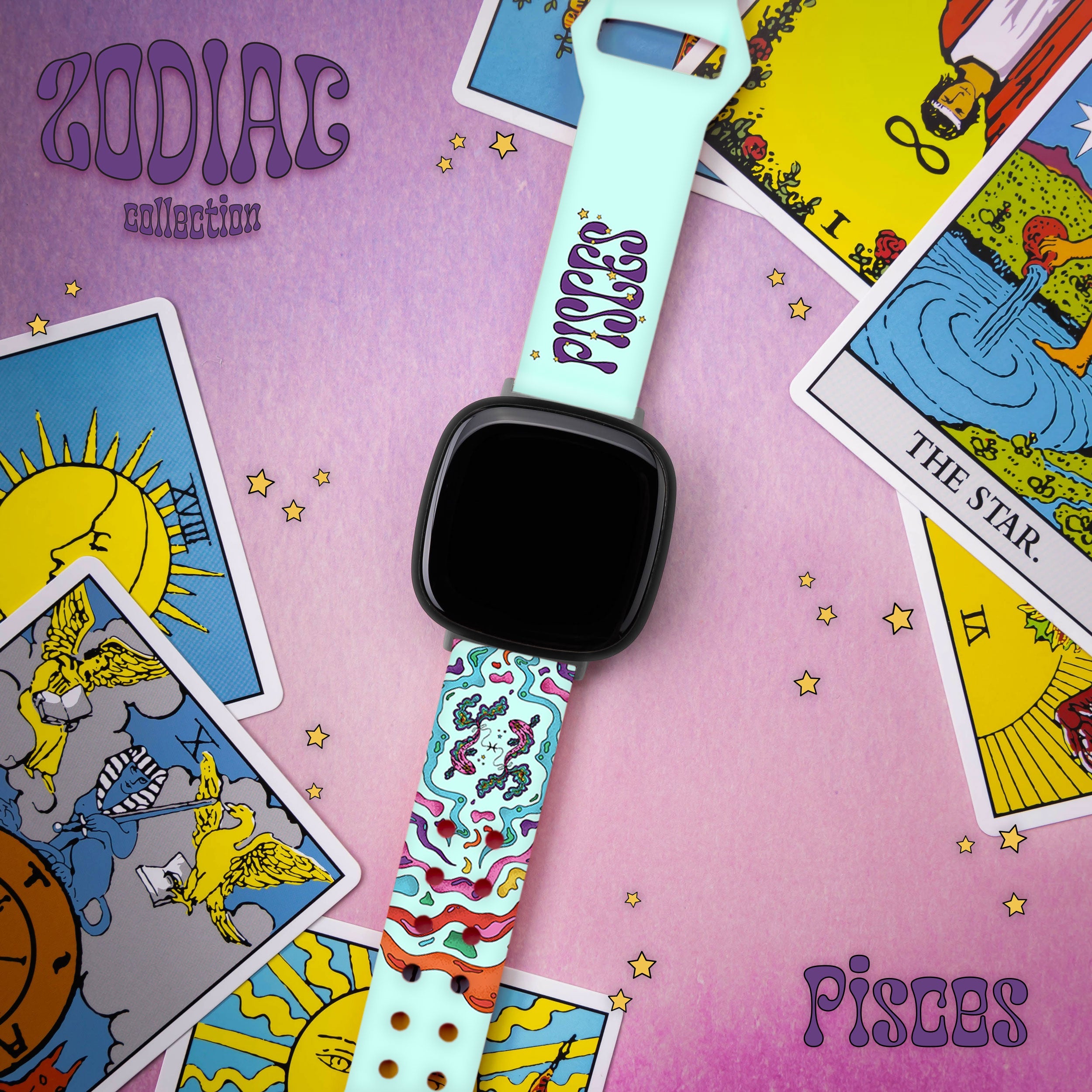 Zodiac Collection HD Fitbit Versa 3 & Sense 1 Watch Band
