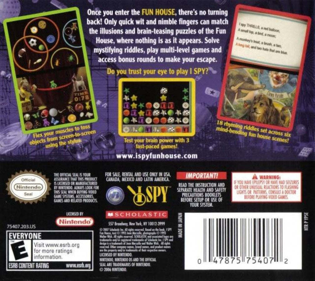 I Spy: Funhouse – Nintendo DS (DS)