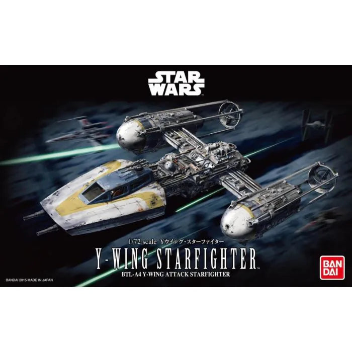 Y-Wing Starfighter "Star Wars", Bandai Hobby Star Wars 1/72 – Model Kit