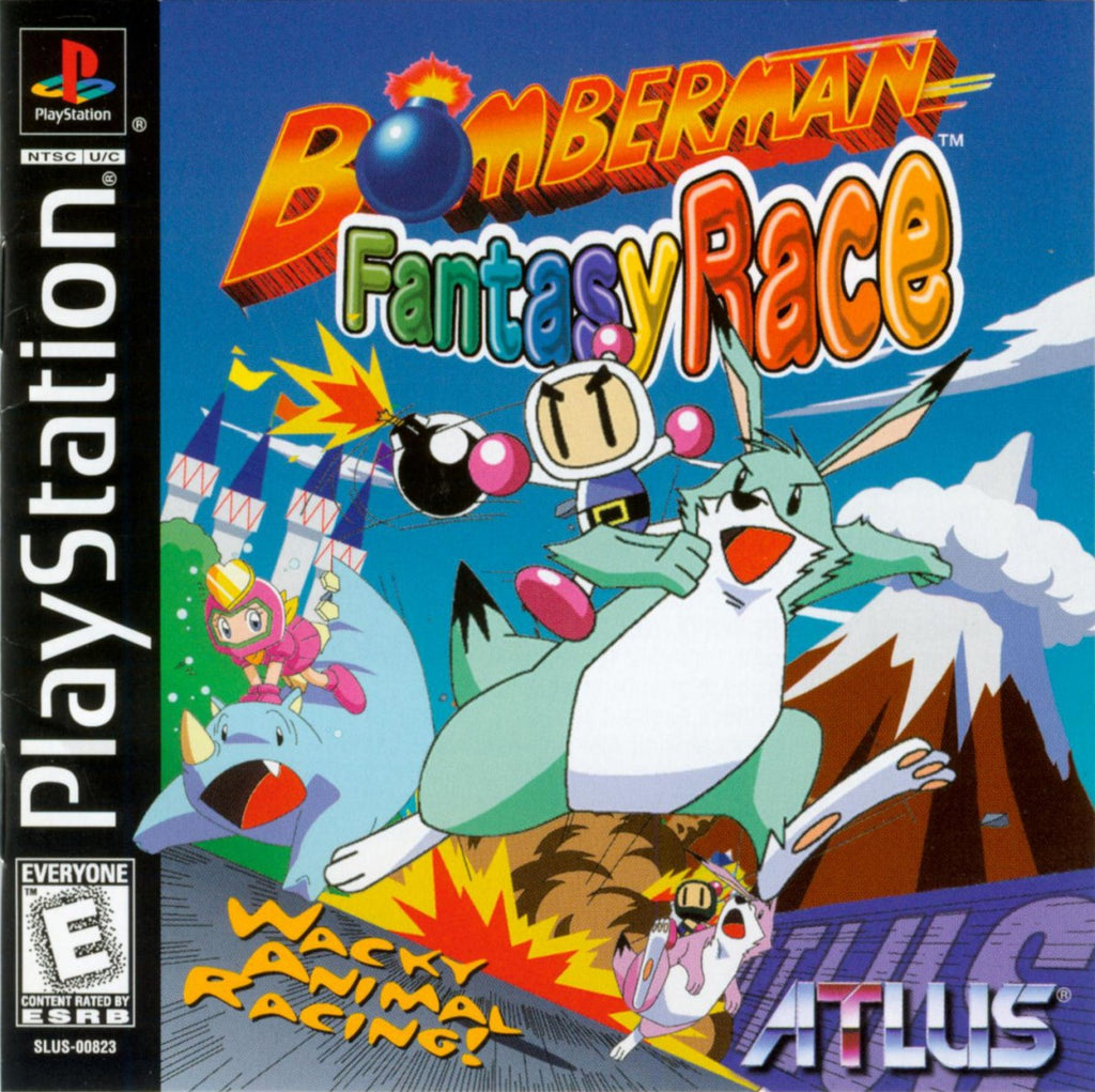 Bomberman: Fantasy Race – PlayStation 1 (PS1)