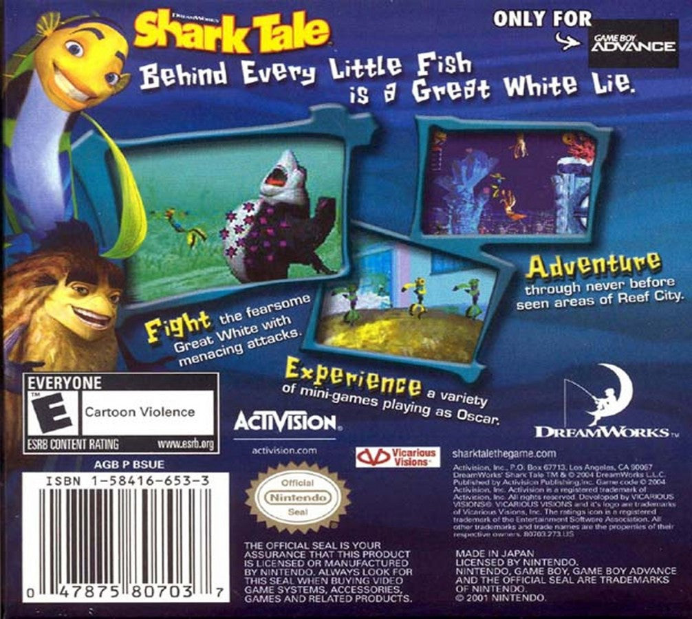 Shark Tale – Game Boy Advance (GBA)
