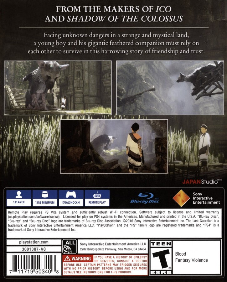 The Last Guardian – PlayStation 4 (PS4)