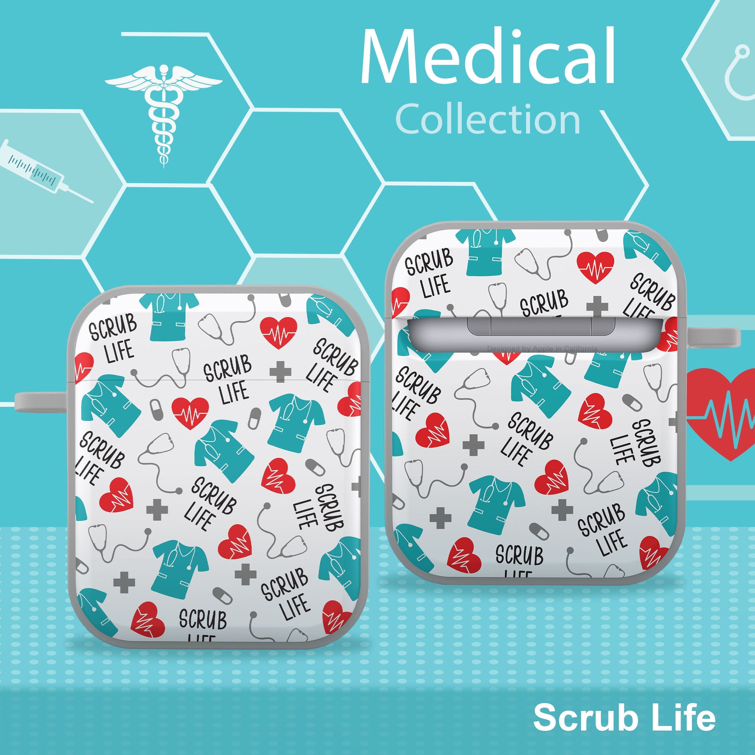 Nursing HDX Apple AirPods Gen 1 & 2 Case Cover