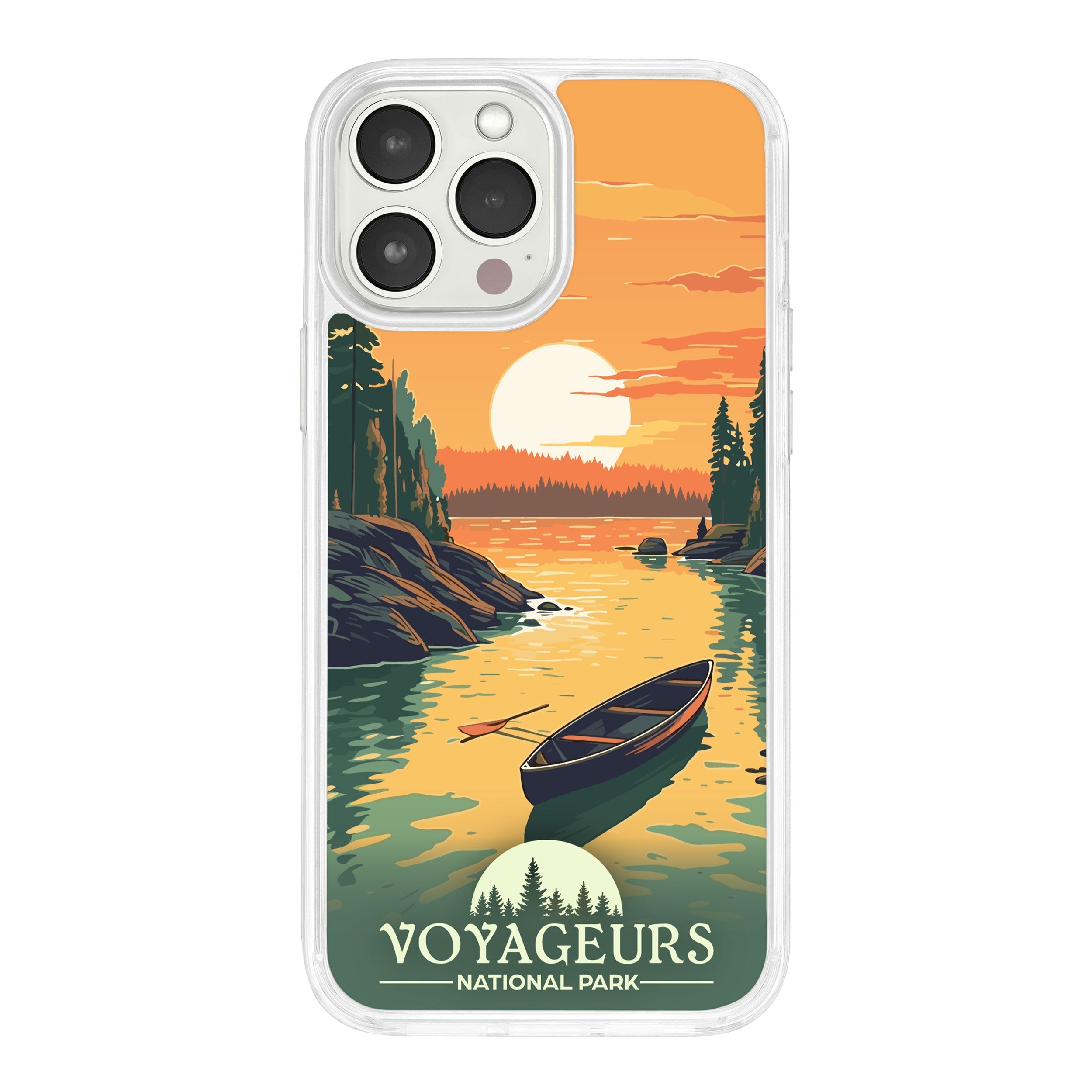 National Parks Voyageurs HD Apple iPhone 15 Series Mag-Safe Phone Case