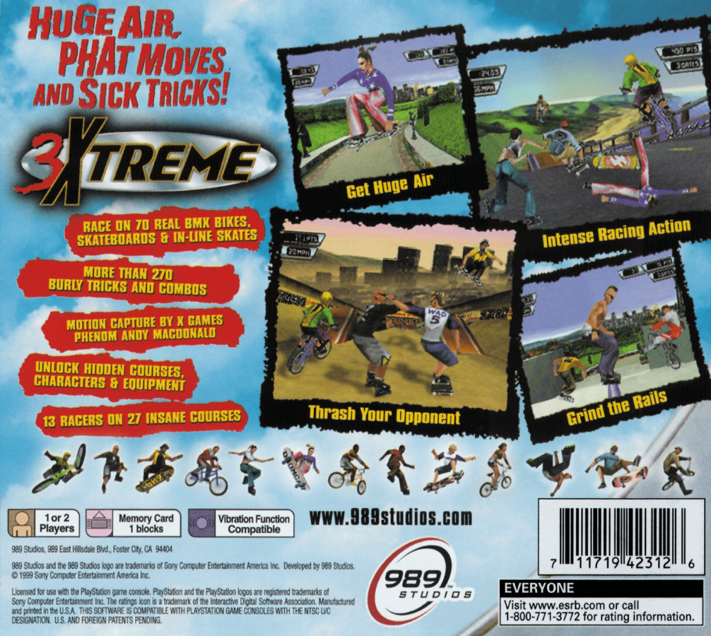3Xtreme – PlayStation 1 (PS1)